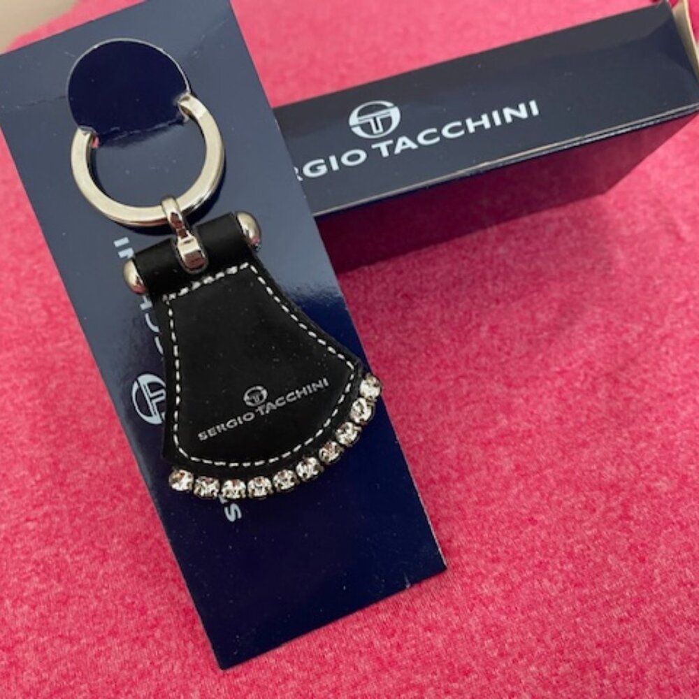 Sergio Tacchini Leather Key Chain  - VTG – NWT  - collector’s item